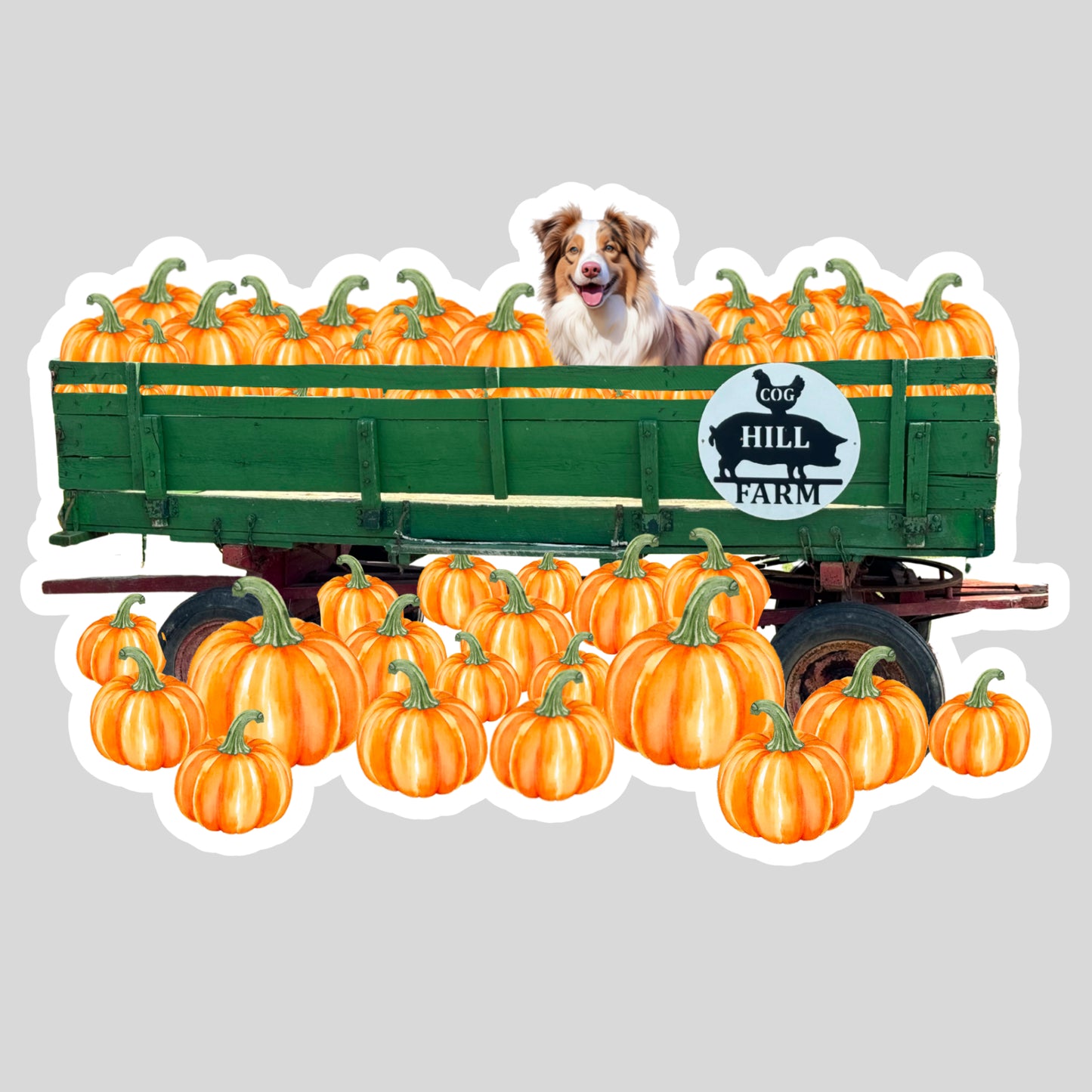 Holly's Pumpkin Patch Sticker