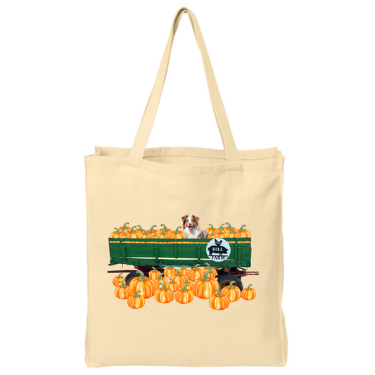 Holly's Pumpkin Patch Cotton Tote