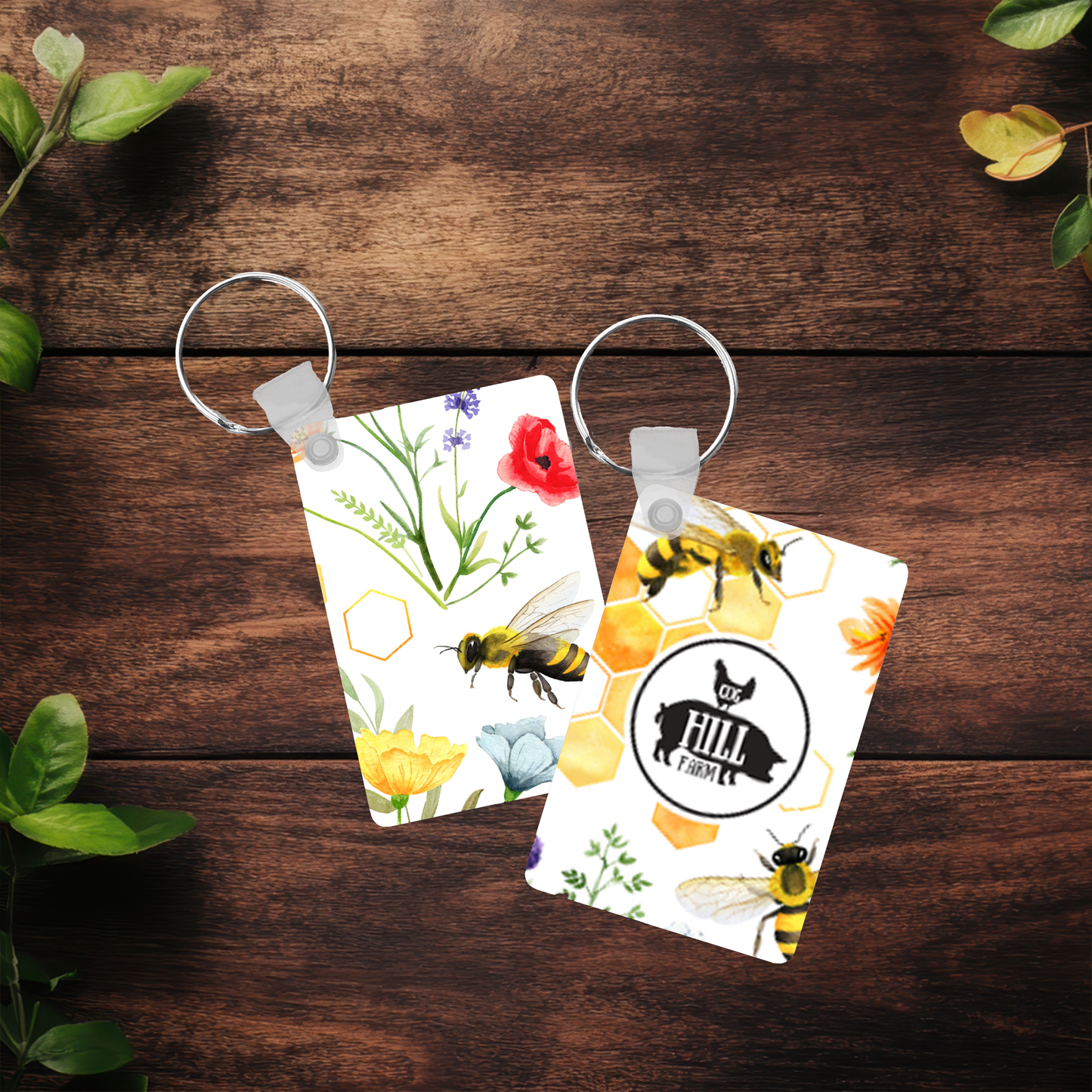 Feed The Bees Keychain