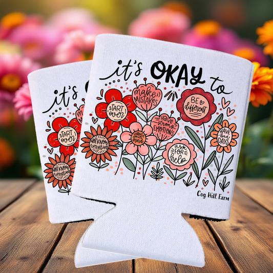 Flourish Freely Beverage Koozie