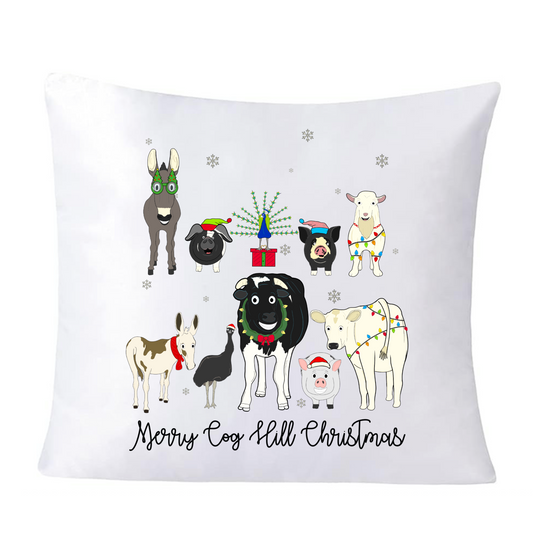 Cog Hill Christmas Decorative Pillow Case