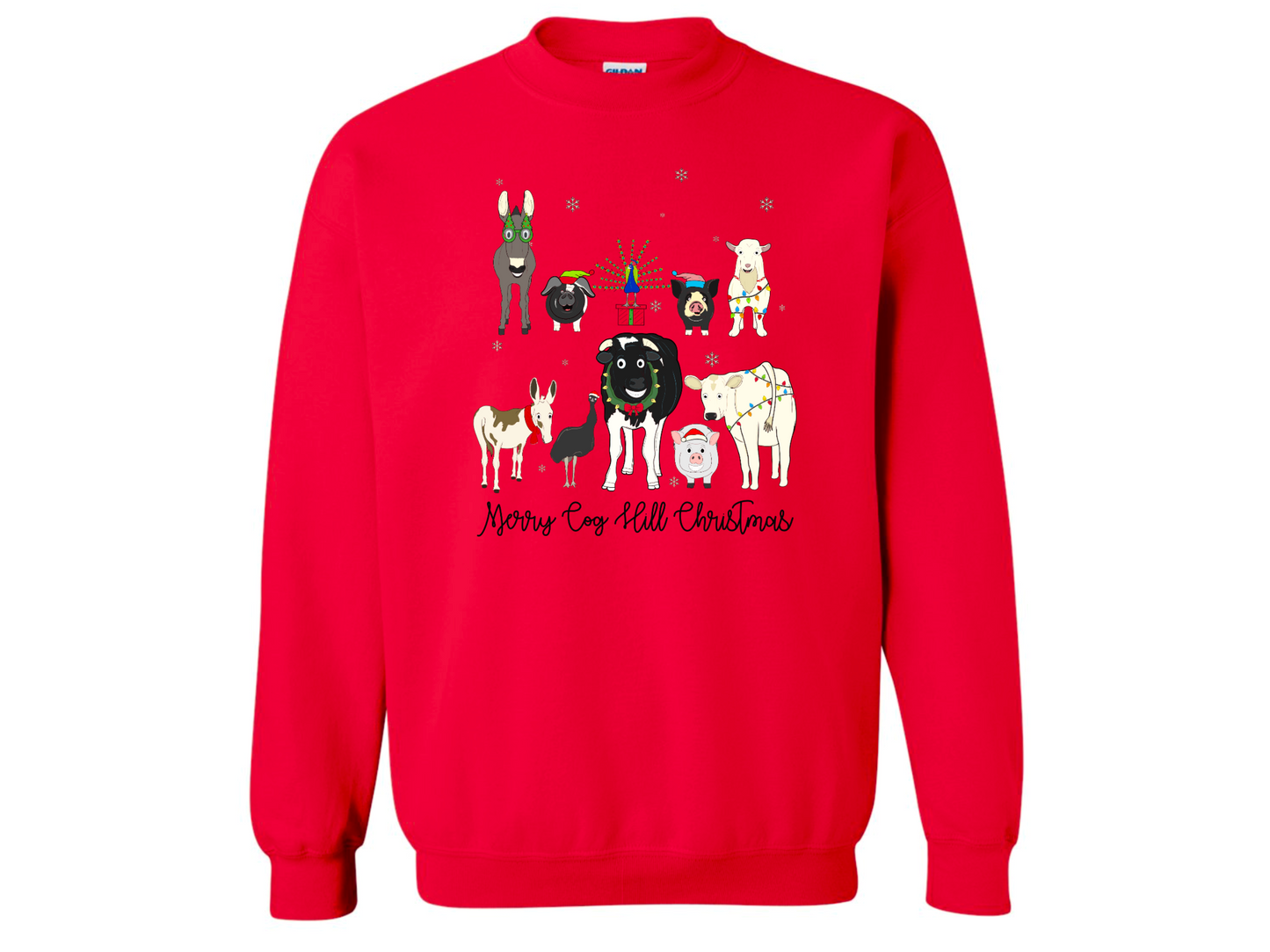 Cog Hill Christmas Sweatshirt (Red)