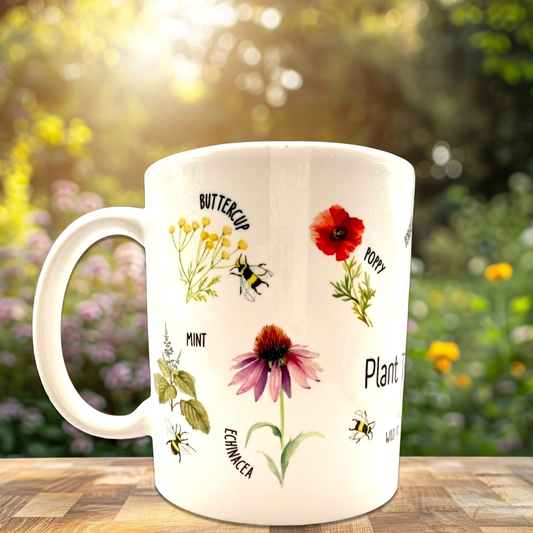 Feed The Bees Porcelain Mug - 10oz