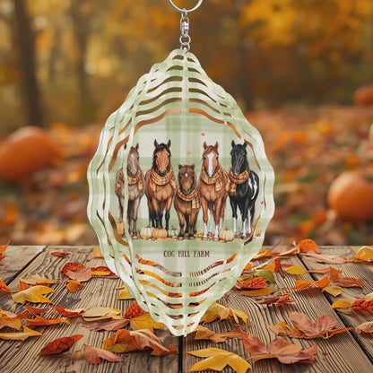 Pumpkin Patch Ponies - Wind Spinner