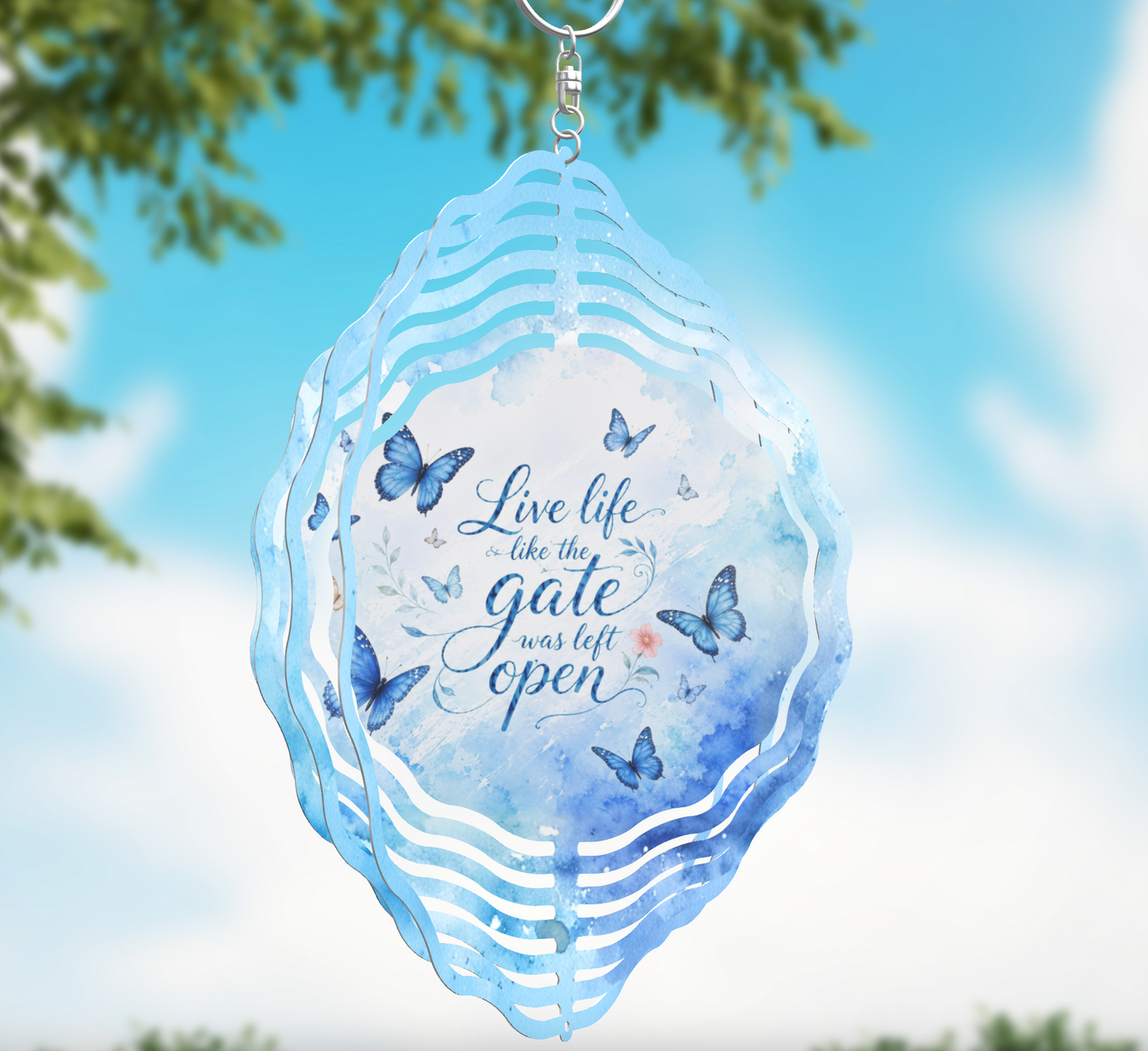 Live Life - Holly - Wind Spinner