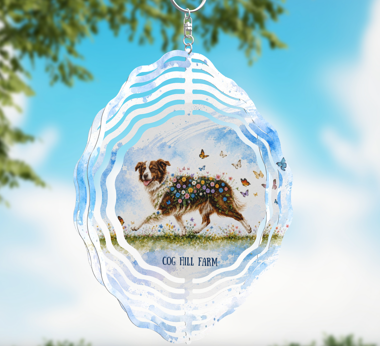Live Life - Holly - Wind Spinner
